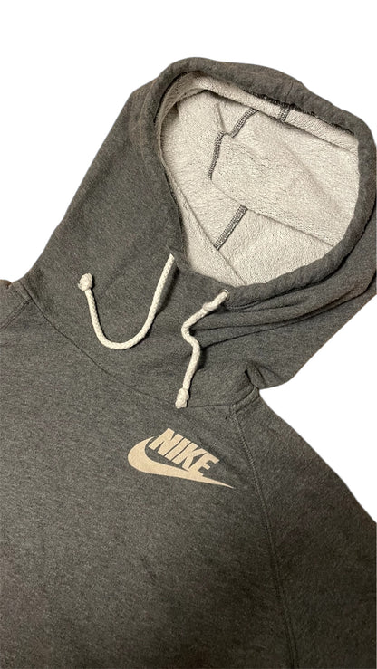 NIKE® Rally Funnel Neck Hoodie - grau | Größe: L